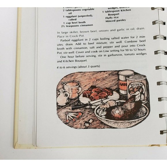 Cookbook, Rival Crockpot Cooking, 1975, VG (CK123) - Picture 4 of 6